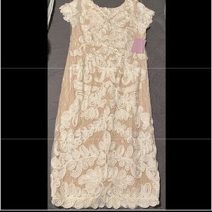 Ivory semi-formal dress NWT